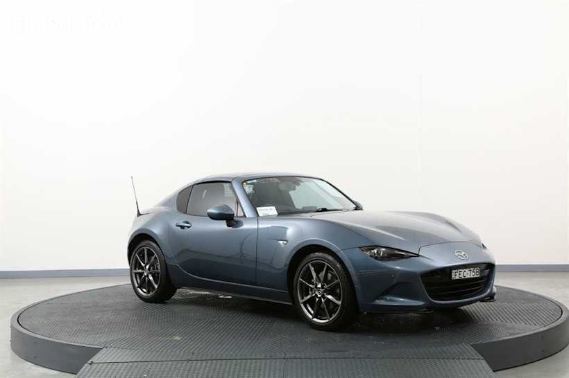 Blue 2017 Mazda MX-5 Convertible RF GT