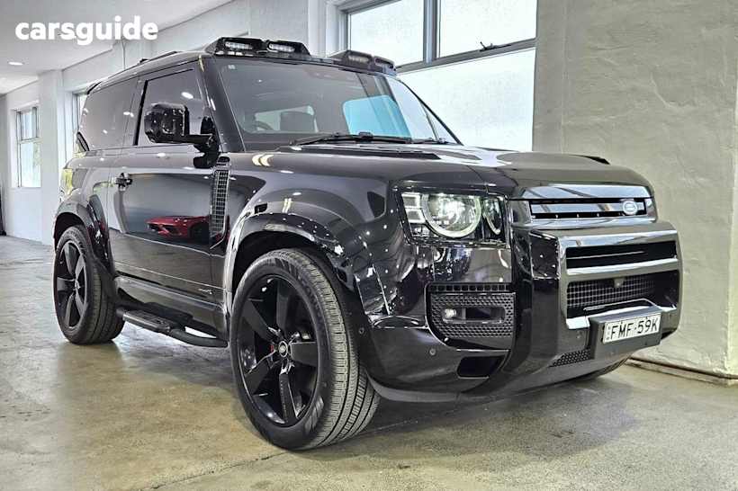 Black 2022 Land Rover Defender Wagon 90 P400 X (294KW)
