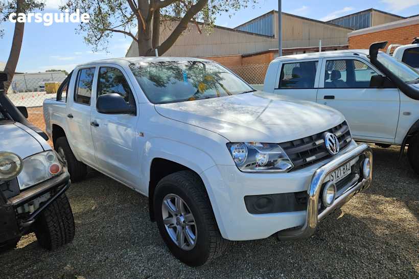 White 2017 Volkswagen Amarok Dual Cab Utility Tdi340 (4X2)