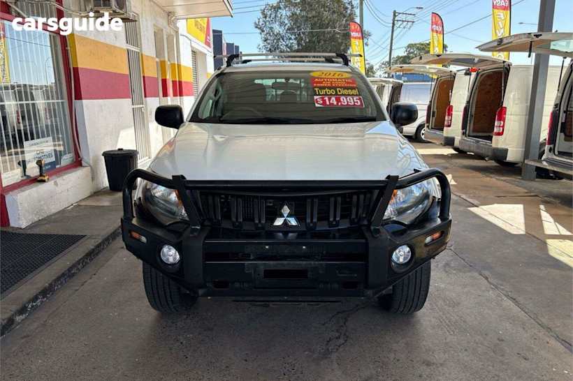 White 2016 Mitsubishi Triton Dual Cab Utility GLX