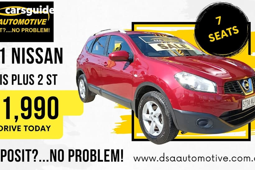 Red 2011 Nissan Dualis Wagon +2 St (4X2)