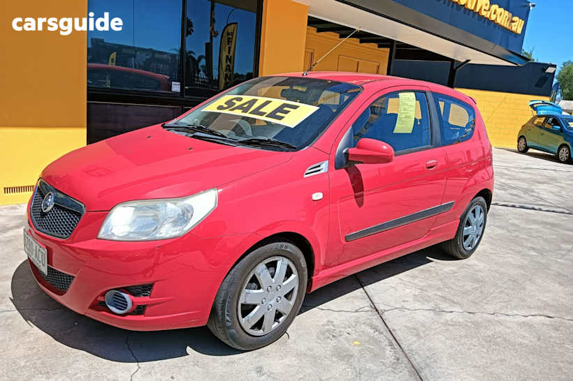 Red 2009 Holden Barina Hatchback
