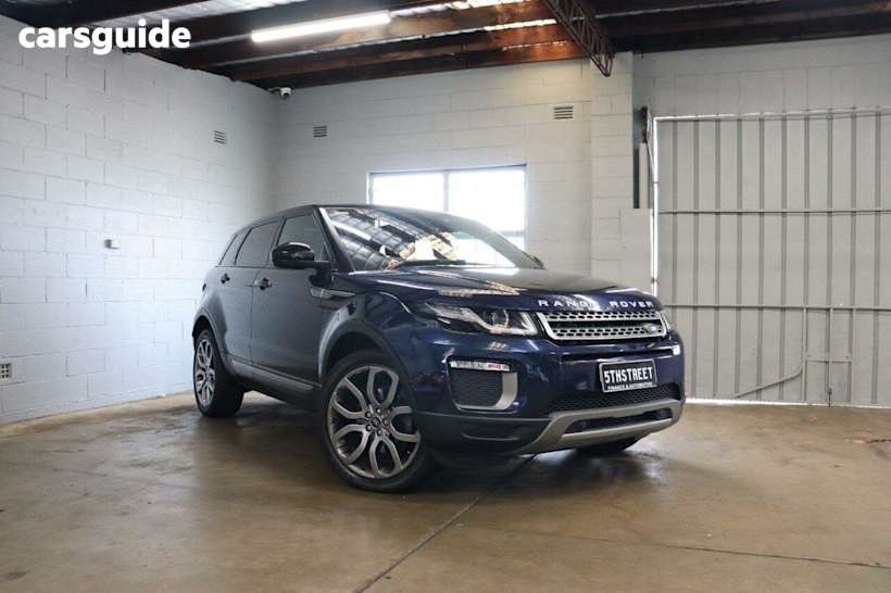 Blue 2017 Land Rover Range Rover Evoque Wagon TD4 180 SE