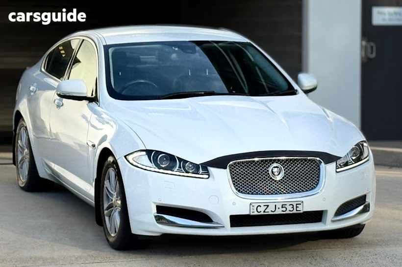 White 2012 Jaguar XF Sedan 2.2D Premium Luxury