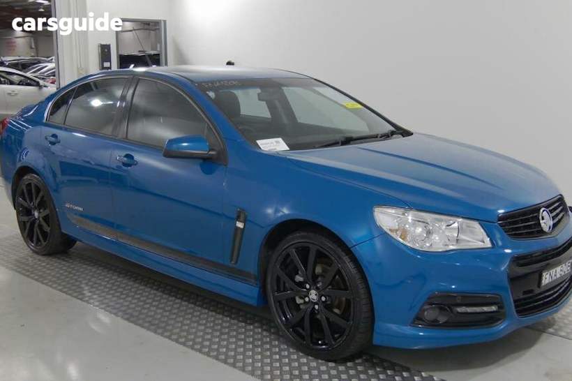 Blue 2015 Holden Commodore Sedan SV6 Storm