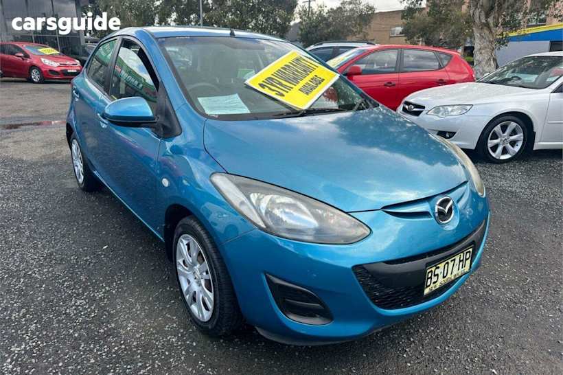 Blue 2012 Mazda 2 Hatchback NEO
