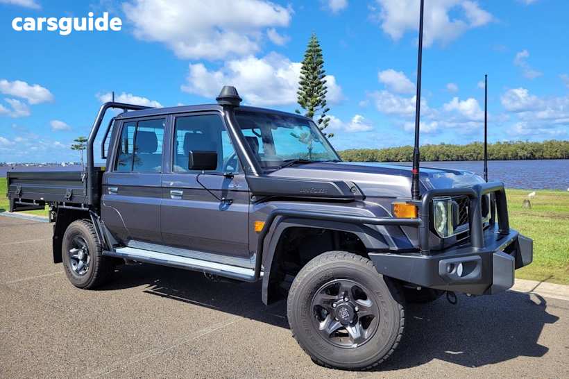 Grey 2023 Toyota Landcruiser 70 Series Double Cab Chassis LC79 GXL