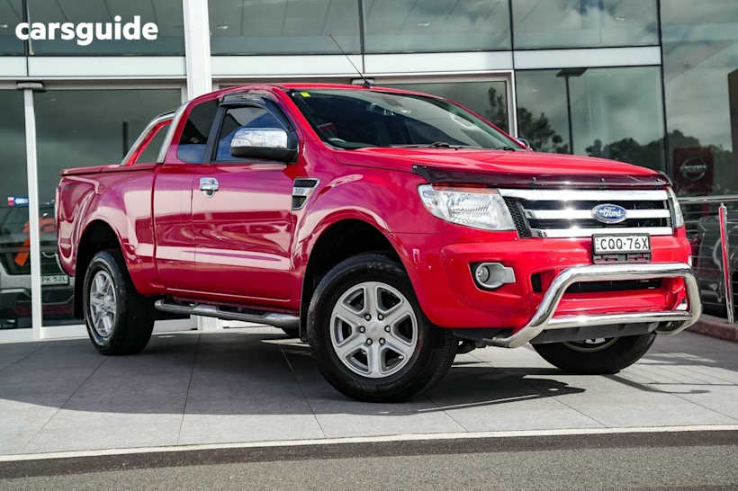 Red 2013 Ford Ranger Super Cab Utility XLT 3.2 HI-Rider (4X2)