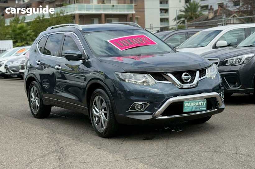 Blue 2014 Nissan X-Trail Wagon TI (4X4)