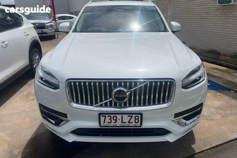White 2022 Volvo XC90 Wagon Ultimate B6 Bright Mhev
