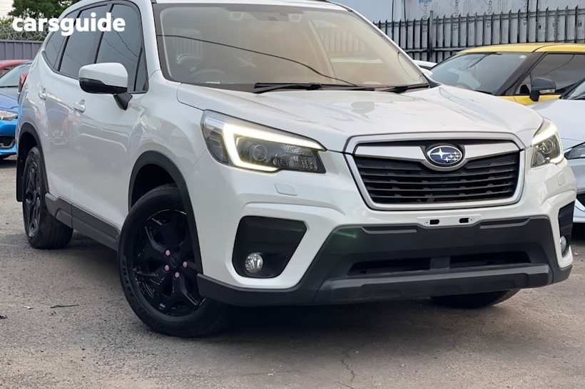 White 2021 Subaru Forester Wagon 2.5I (awd)