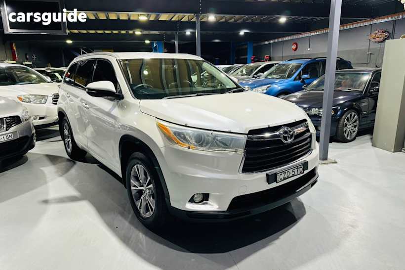 White 2015 Toyota Kluger Wagon GXL (4X4)