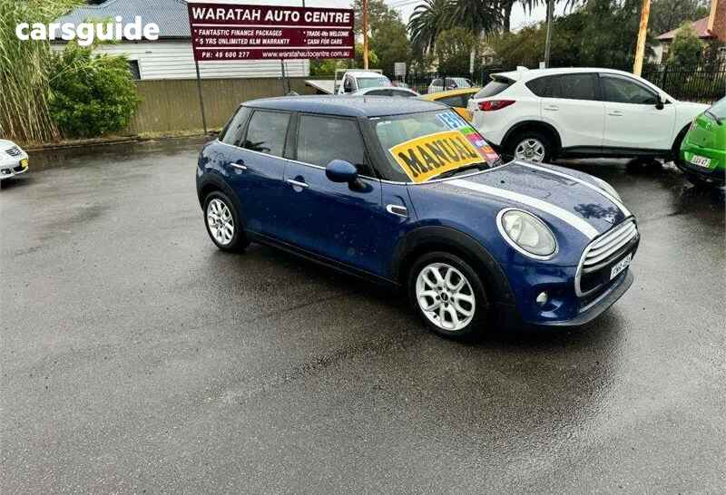 Blue 2014 Mini Cooper Hatchback 5D Hatch