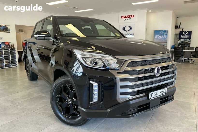 Black 2023 Ssangyong Musso Crew Cab Pickup Ultimate