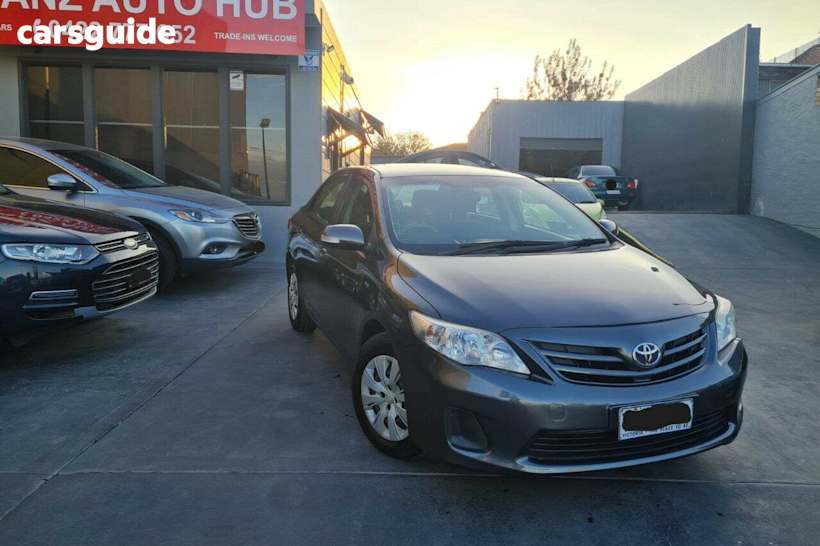 Grey 2010 Toyota Corolla Sedan Ascent