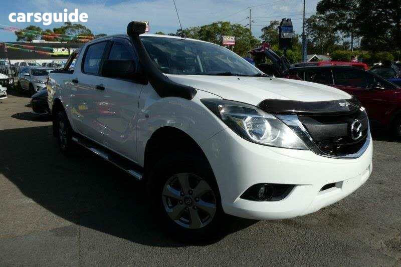 White 2016 Mazda BT-50 Dual Cab Utility XT (4X4)