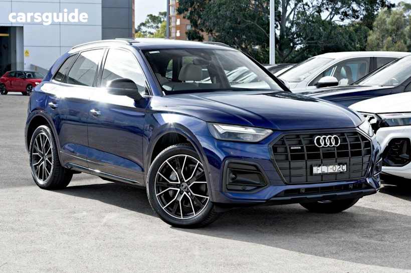 Blue 2024 Audi Q5 Sportback 40 TDI Quattro S Line Mhev