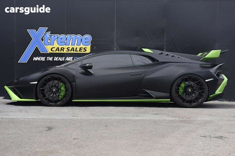 Black 2023 Lamborghini Huracan Coupe STO D-CT RWD
