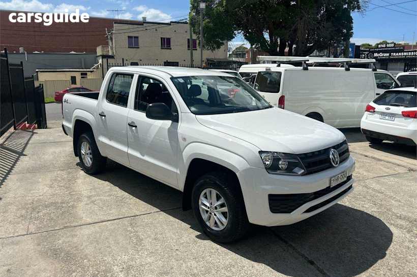 White 2017 Volkswagen Amarok Dual Cab Utility TDI420 Core Edition (4X4)