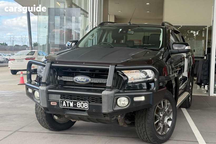 Black 2018 Ford Ranger Dual Cab Utility FX4 Special Edition