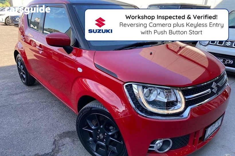 Red 2017 Suzuki Ignis Wagon GLX