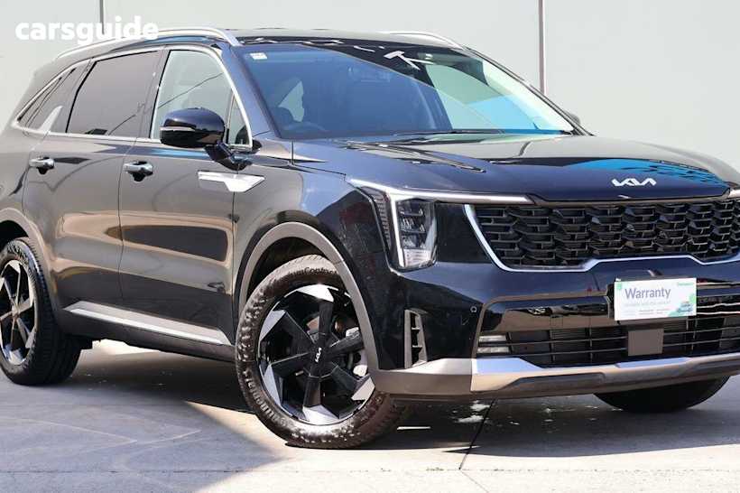 Black 2023 Kia Sorento Wagon Sport+ 7 Seat