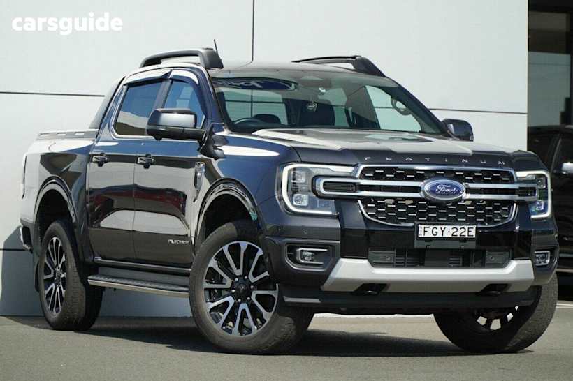 Grey 2024 Ford Ranger Double Cab Pick Up Platinum 3.0 (4X4)
