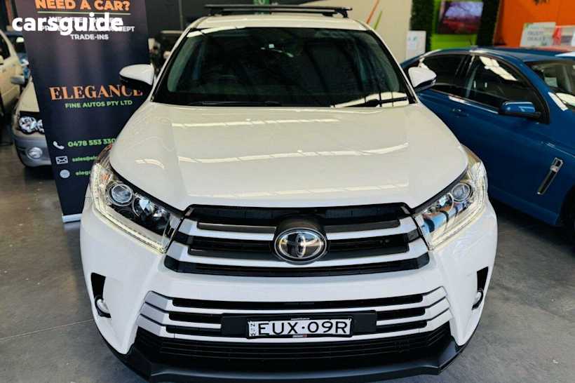 White 2018 Toyota Kluger Wagon GX (4X4)