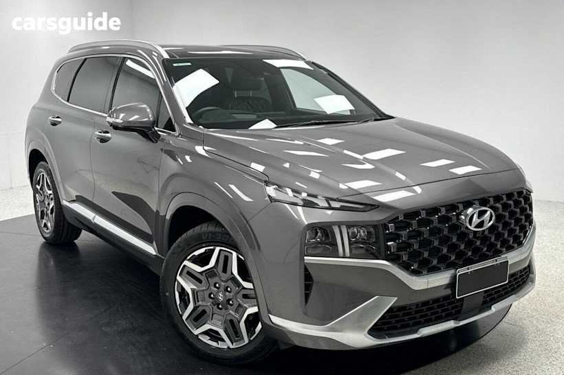 Grey 2022 Hyundai Santa FE Wagon Highlander HEV (6 Seat)