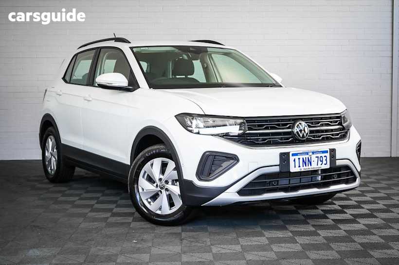 White 2024 Volkswagen T-Cross Wagon 85TFI Life