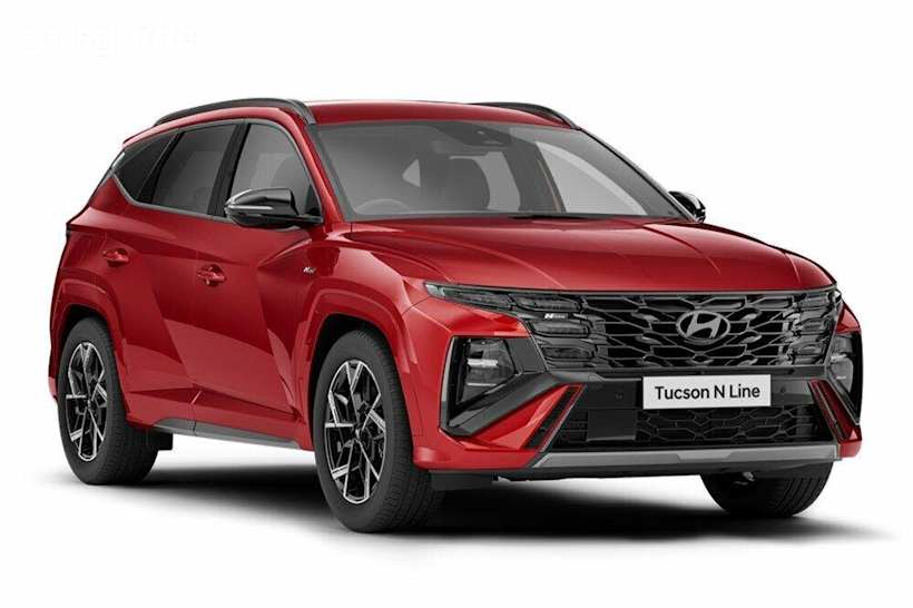 Red 2024 Hyundai Tucson Wagon Elite N Line (awd)