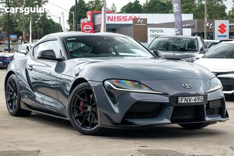Grey 2023 Toyota Supra Coupe GTS +alcantara Seats