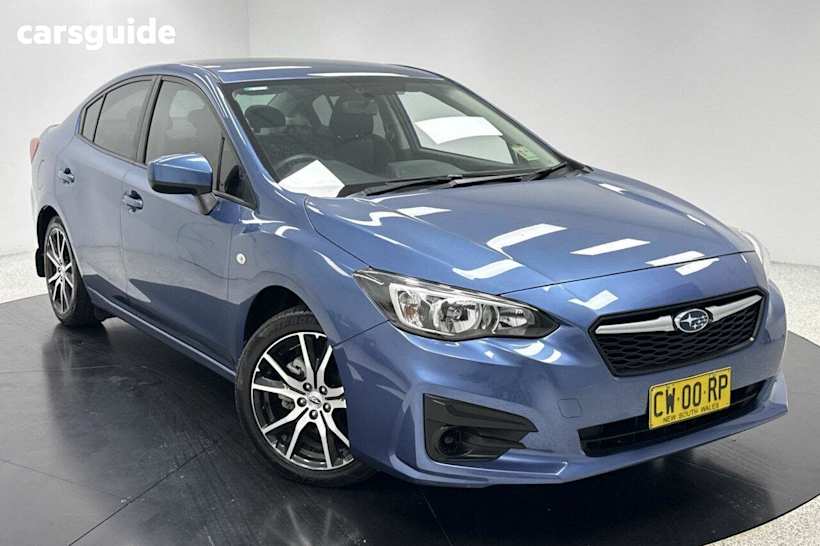 Blue 2019 Subaru Impreza Sedan 2.0I (awd)