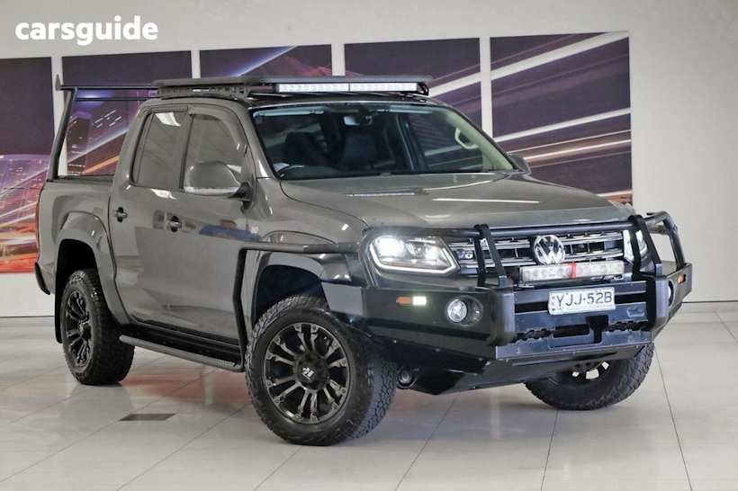 Grey 2019 Volkswagen Amarok Dual Cab Utility V6 TDI 550 Highline