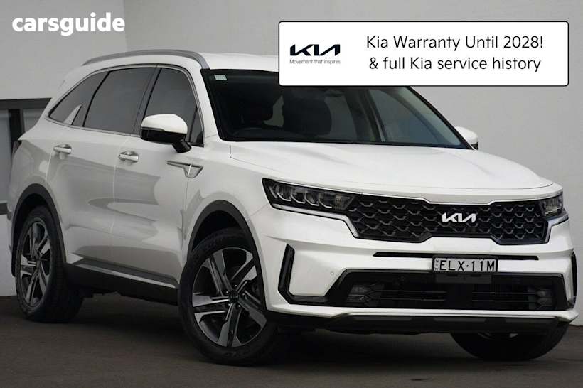 White 2021 Kia Sorento Wagon Sport+ 7 Seat