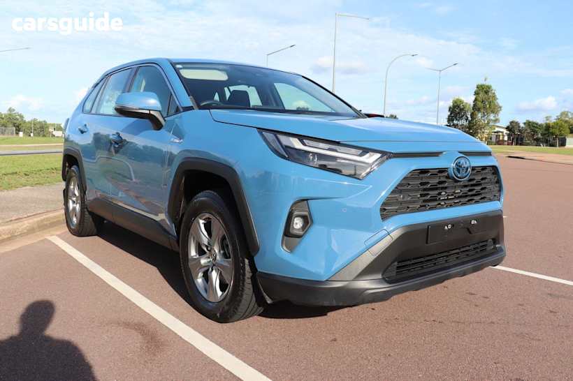 Blue 2023 Toyota RAV4 Wagon GX (awd) Hybrid