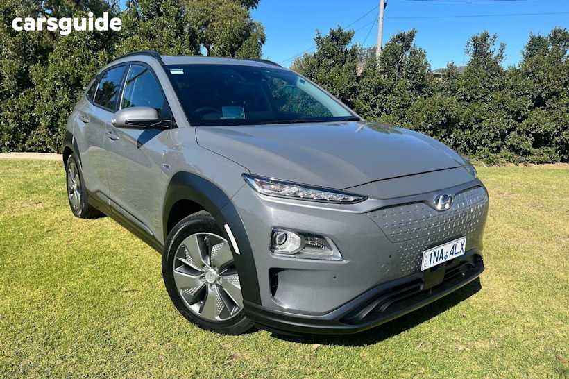 Grey 2019 Hyundai Kona Wagon Highlander Electric