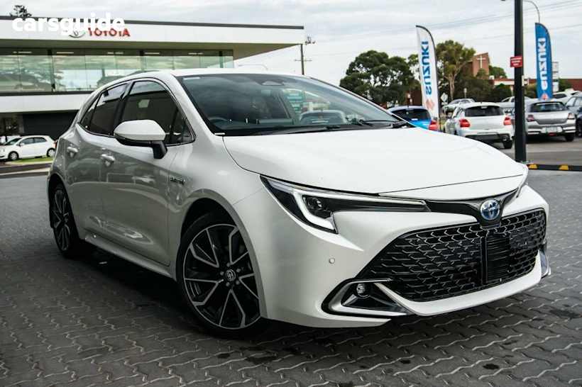 White 2023 Toyota Corolla Hatchback ZR Hybrid