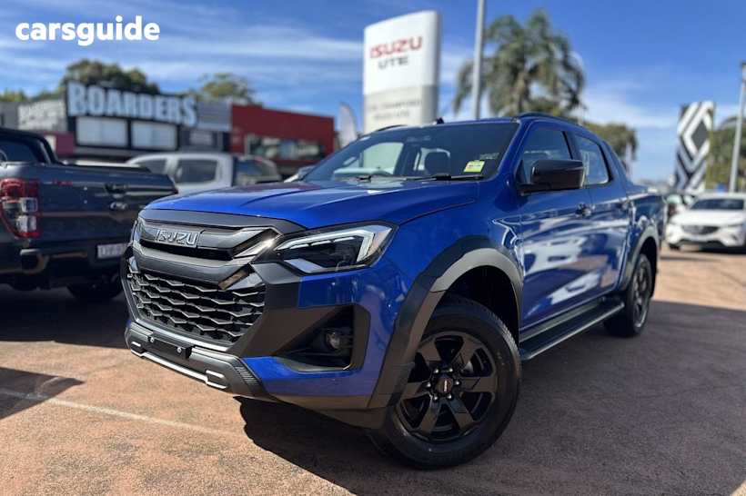 Blue 2024 Isuzu D-MAX Crew Cab Utility X-Terrain (4X4)