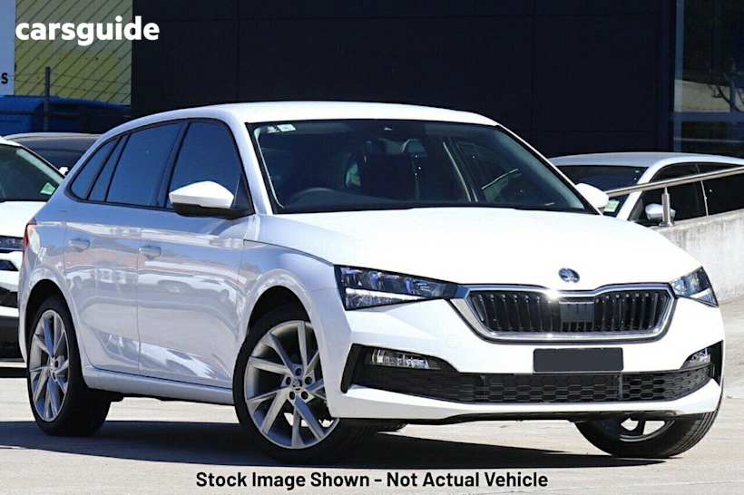 White 2022 Skoda Scala Hatchback Ambition 85TSI