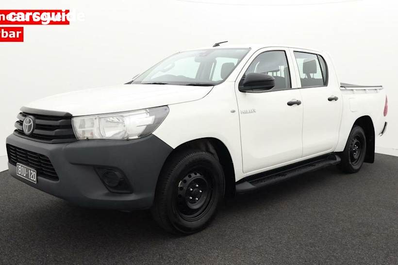 White 2020 Toyota Hilux Double Cab Pick Up Workmate