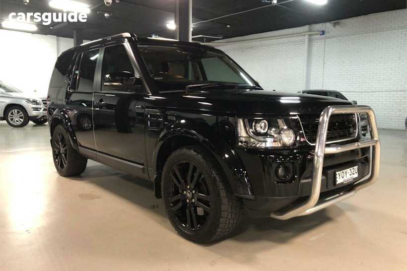Black 2015 Land Rover Discovery 4 Wagon 3.0 SDV6 SE