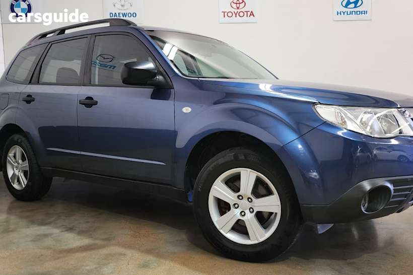 Blue 2012 Subaru Forester Wagon X