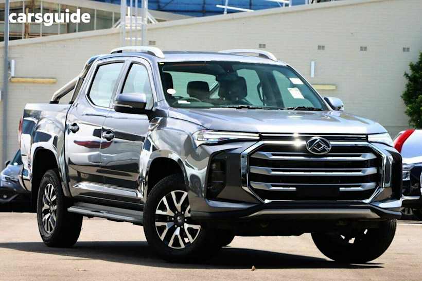 Grey 2024 LDV T60 Double Cab Utility MAX PRO (4X4)