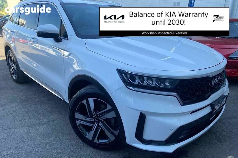 White 2023 Kia Sorento Wagon Sport+ 7 Seat