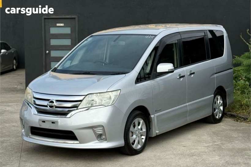 Silver 2013 Nissan Serena Commercial Highway Star HV
