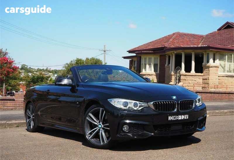 Black 2017 BMW 430I Convertible M Sport