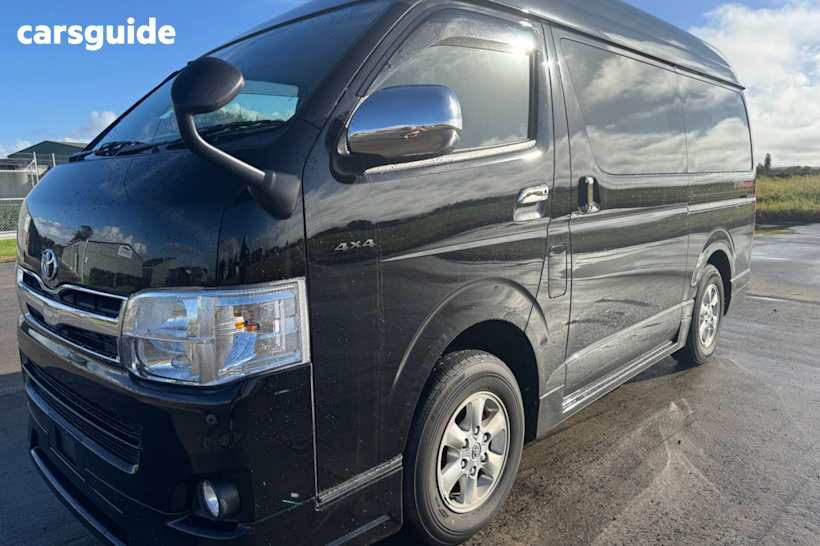 Black 2013 Toyota HiAce Commercial LWB