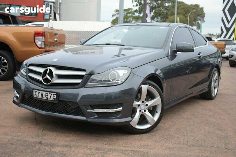 Grey 2015 Mercedes-Benz C180 Coupe