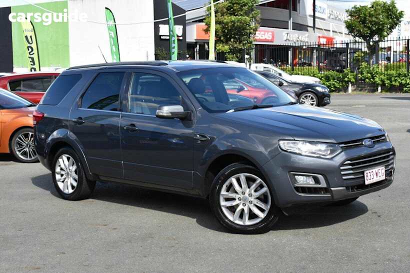 Grey 2015 Ford Territory Wagon TS (rwd)